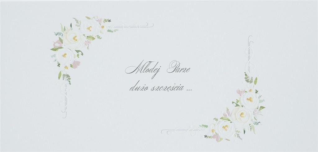 MAK Studio Karnet Ślub DL S48 - Młodej Parze dużo szczęścia