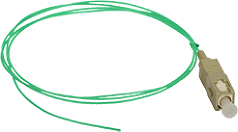 Alantec FO Pigtail MM OM3 1G 50/125 wtyk SC dł. 2 m (FOI-SC-5MM-2-3)