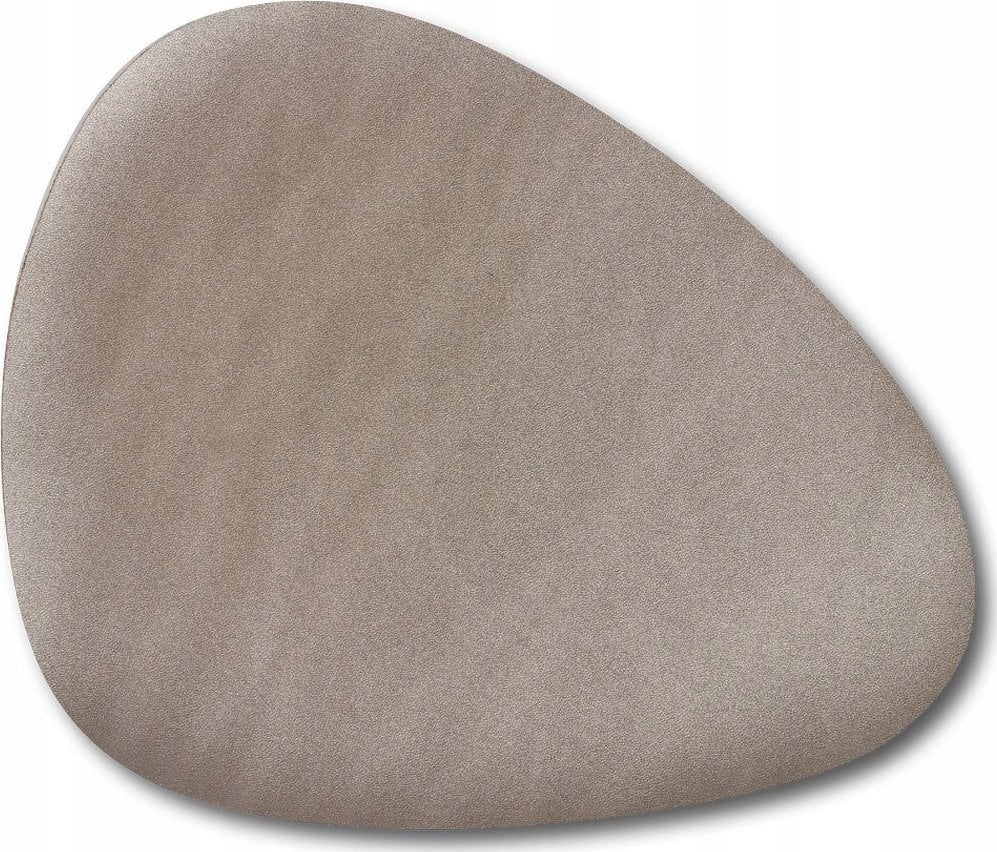 Zeller Podkładka na stół ze skóry syntetycznej, 34 x 42 cm, metallic taupe, ZELLER