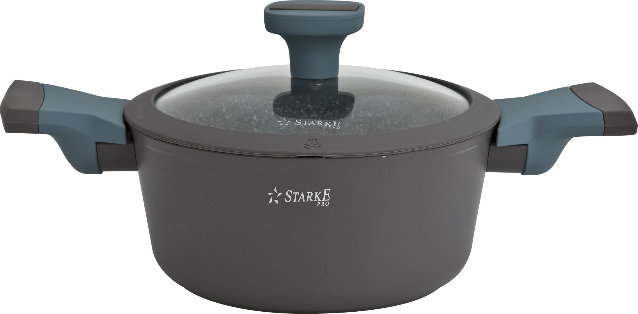 Starke pro Garnek 2,6 L Luxury Grey z powłoką Marble na indukcję