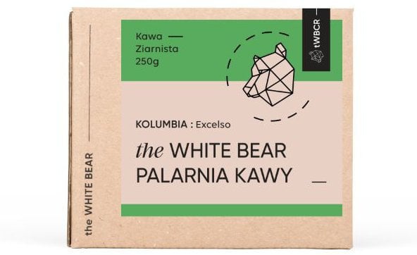 Kawa ziarnista The White Bear Kawa ziarnista Kolumbia Excelso 250g