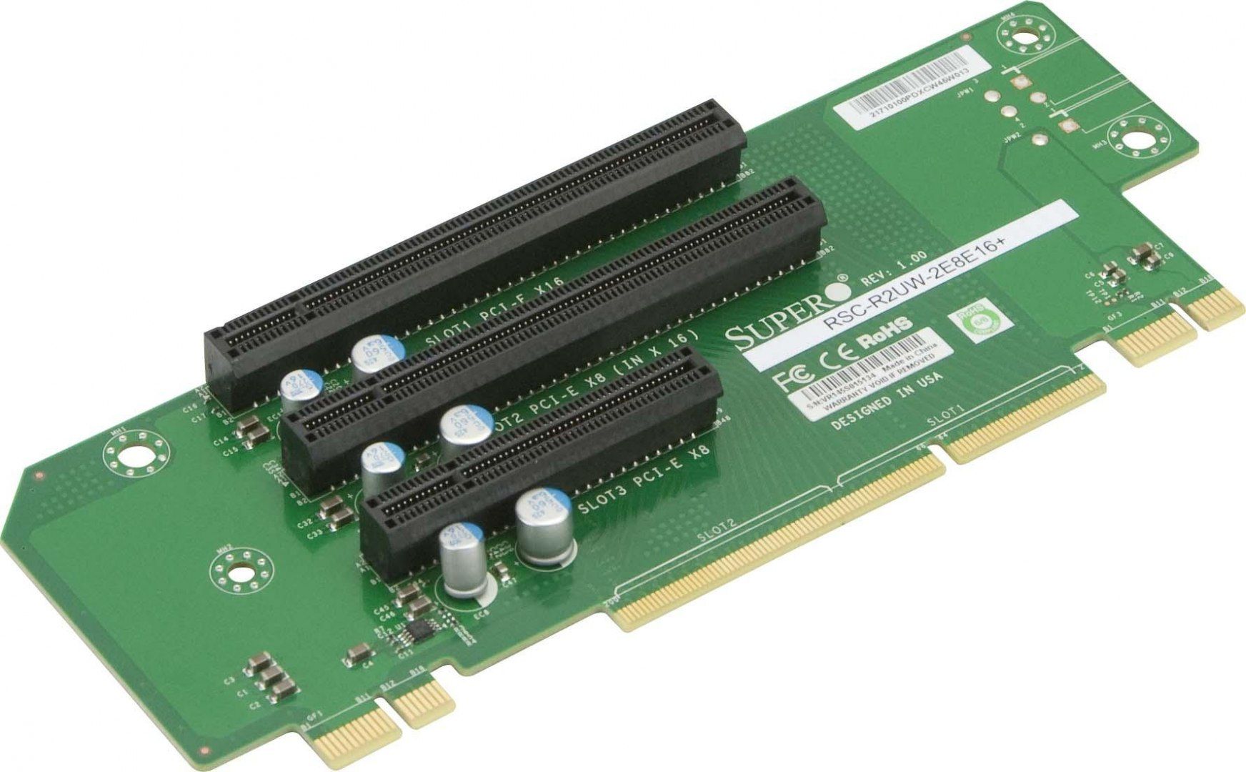 SuperMicro Karta riser 2U (RSC-R2UW-2E8E16+)