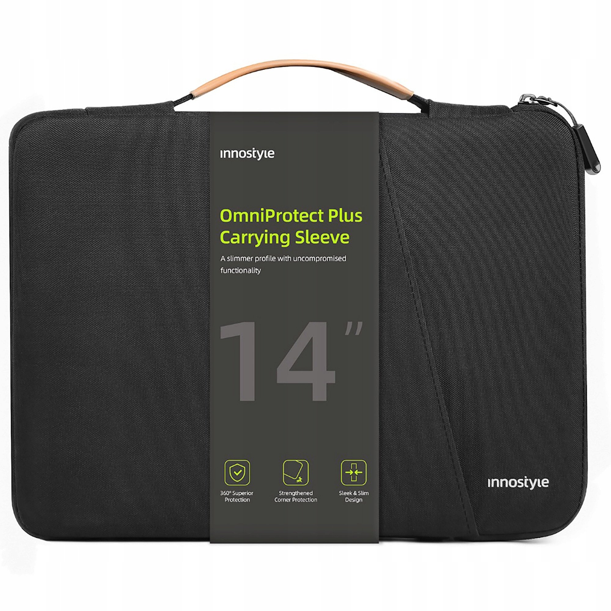 INNOSTYLE TORBA NA LAPTOPA 13 14 WODOODPORNA ETUI OMNIPROTECT PLUS CZARNA