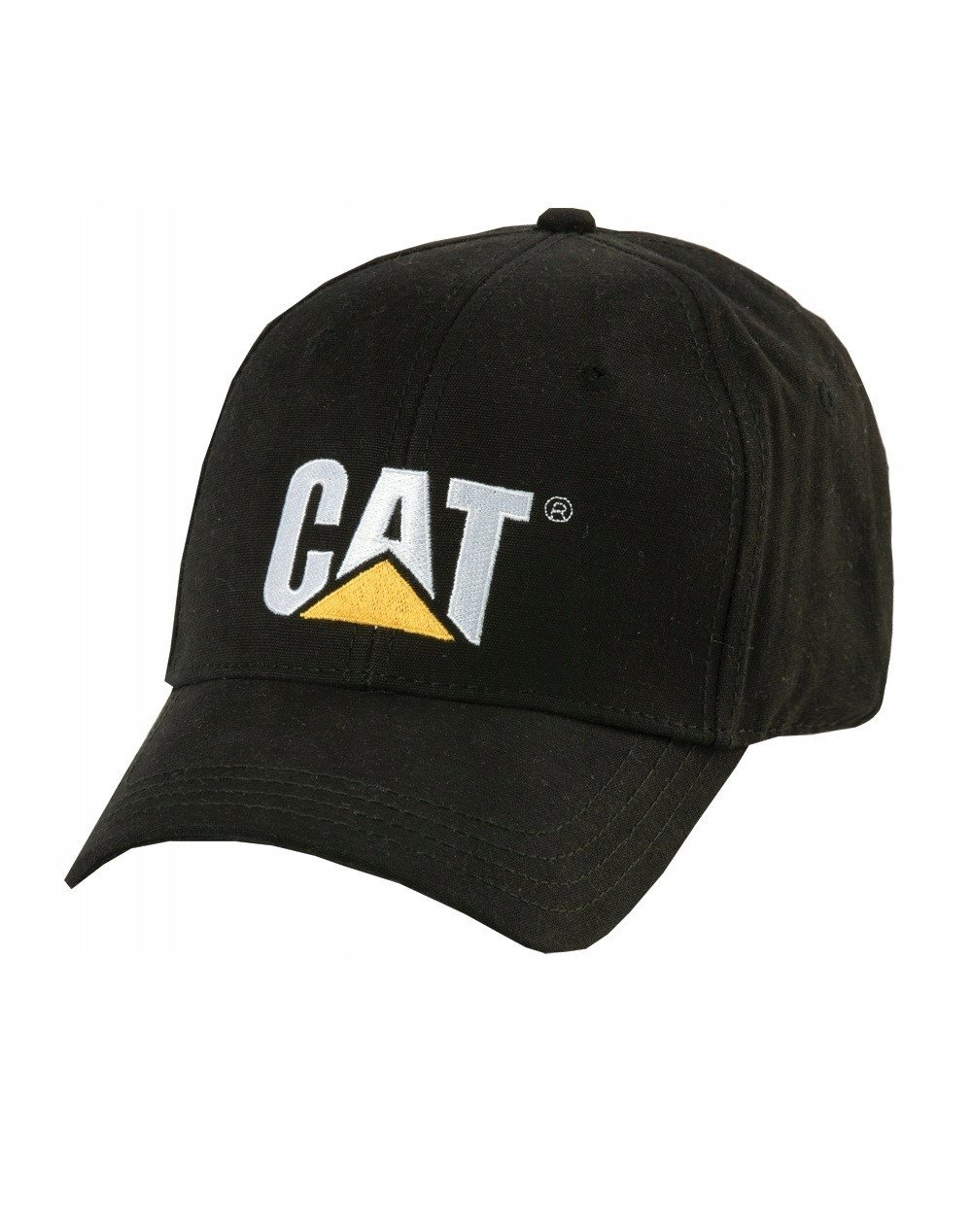 Hat with a peak CAT, black