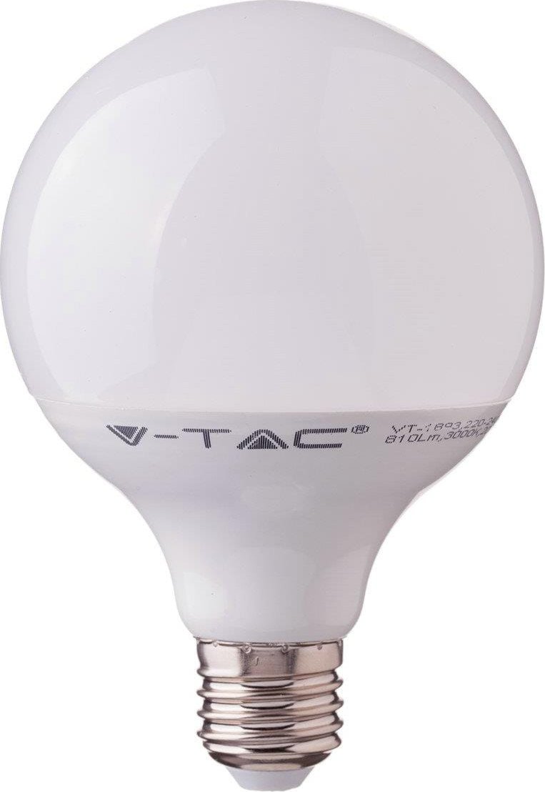V-TAC Żarówka LED V-TAC 10W Kula Glob G95 E27 VT-1893 6000K 810lm