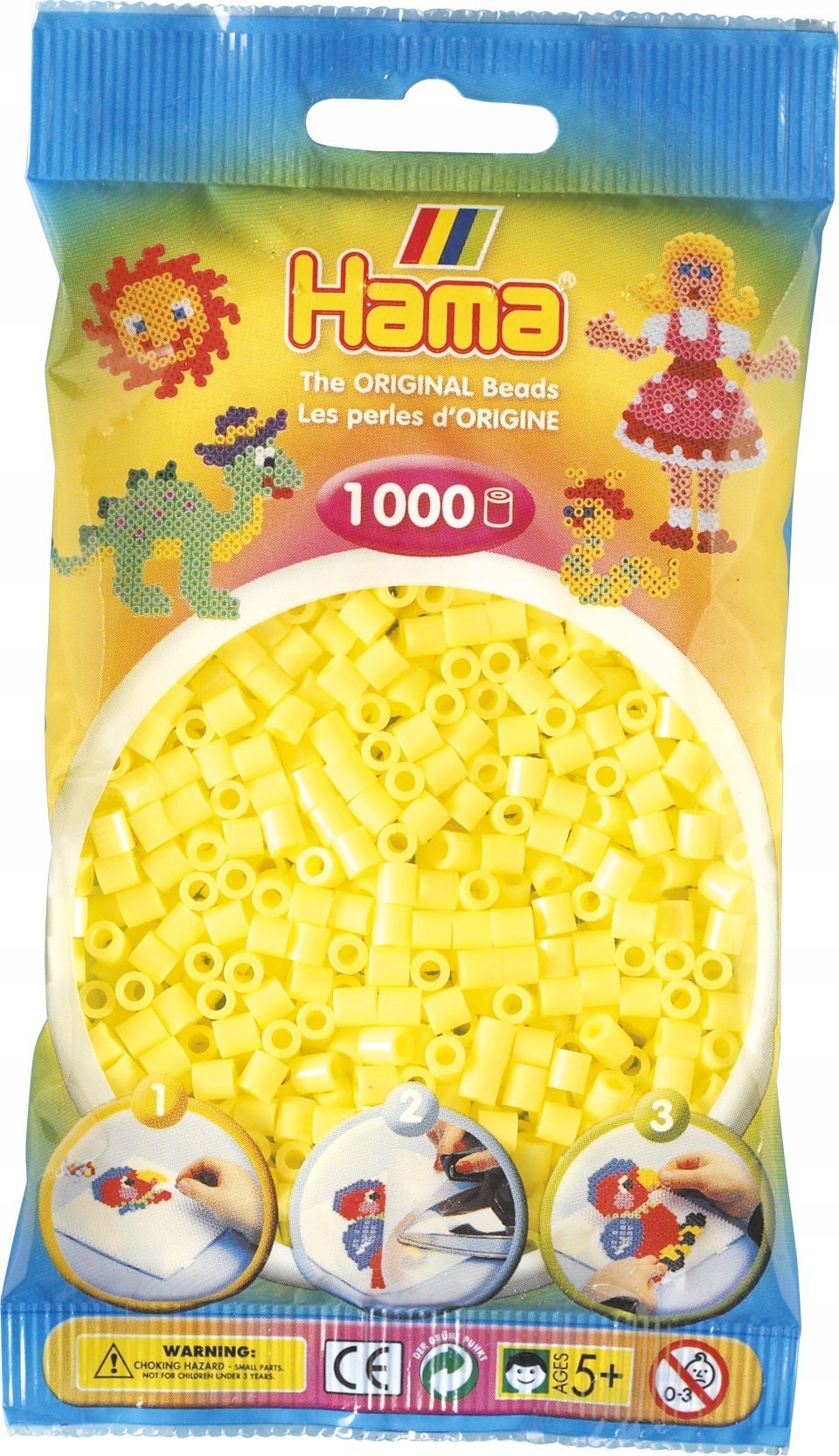 Hama Beads Hama midi perler 1000stk pastel gul