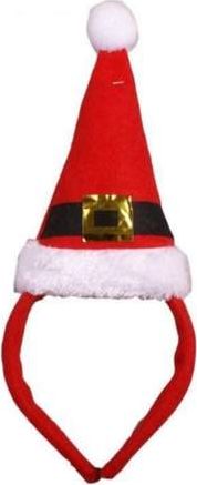 Gama Ewa Kraszek Opaska z czapką Św. Mikołaja 11x19 cm - ozdoby i dekoracje świąteczne uniw