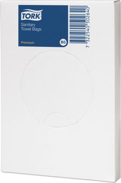 Tork Tork - Higieniczne torebki sanitarne, B5 - Białe