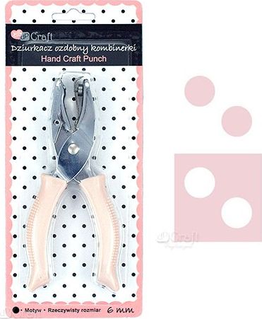 Dziurkacz Dalprint Dziurkacz ozdobny kombinerki DPCRAFT Kółko 6mm Dalprint