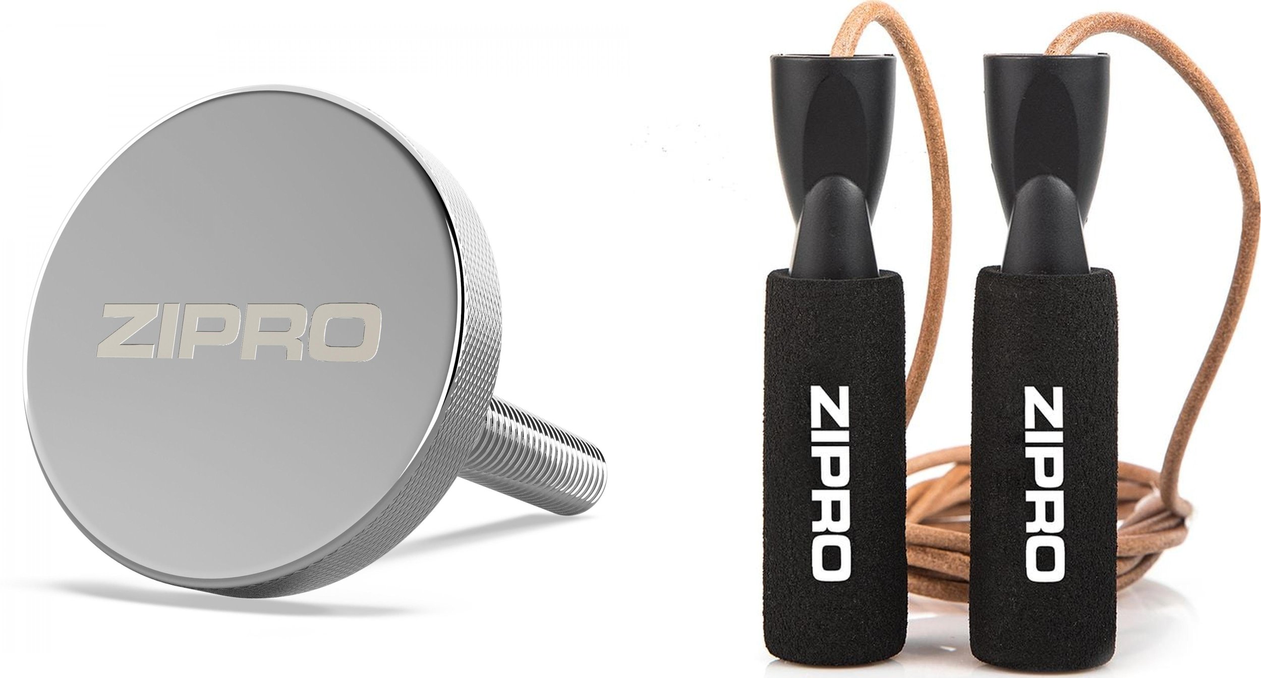 Zipro Śruba zaciskowa do hantli Zipro Square Long screw for weight over 36kg + Skakanka Zipro