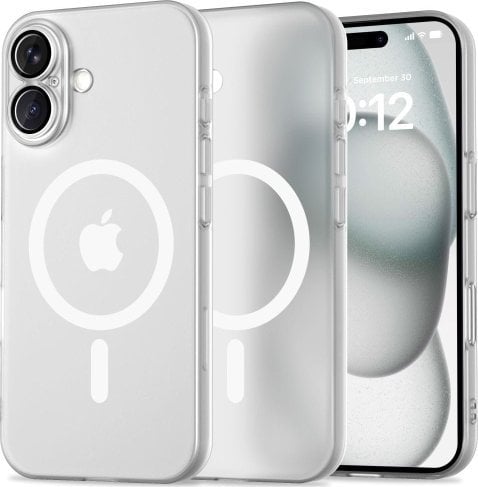 Tech-Protect TECH-PROTECT MAGSLIM MAGSAFE IPHONE 16 MATTE/WHITE