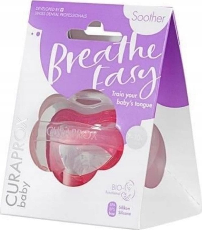 Curaprox CURAPROX BABY SMOCZEK SOLO RÓŻOWY