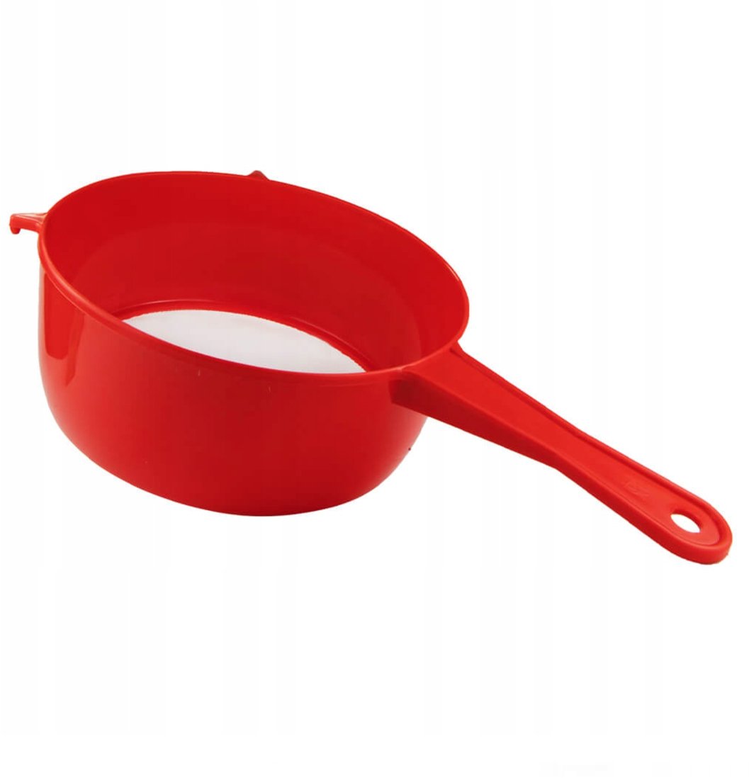 SITKO PLASTIKOWE GŁĘBOKIE FI 200 DO filtracji NALEWEK WINA ALKOHOLU SOKU