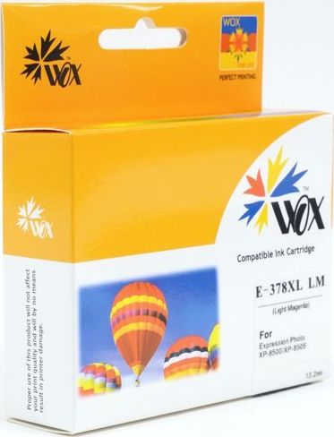 Tusz THI Tusz Light Magenta do EPSON XP15000 XP8000 XP8005 XP8500 XP8505 / 378XL C13T37964010 (C13T37864010) / 13ml / Czerwony / zamiennik uniwersalny