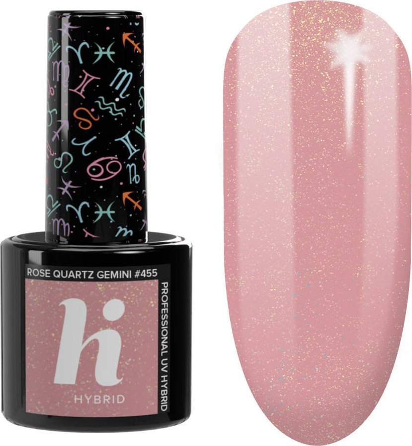 Hi Hybrid Hi Hybrid Lakier hybrydowy Zodiac nr 455 Rose Quartz Gemini 5ml