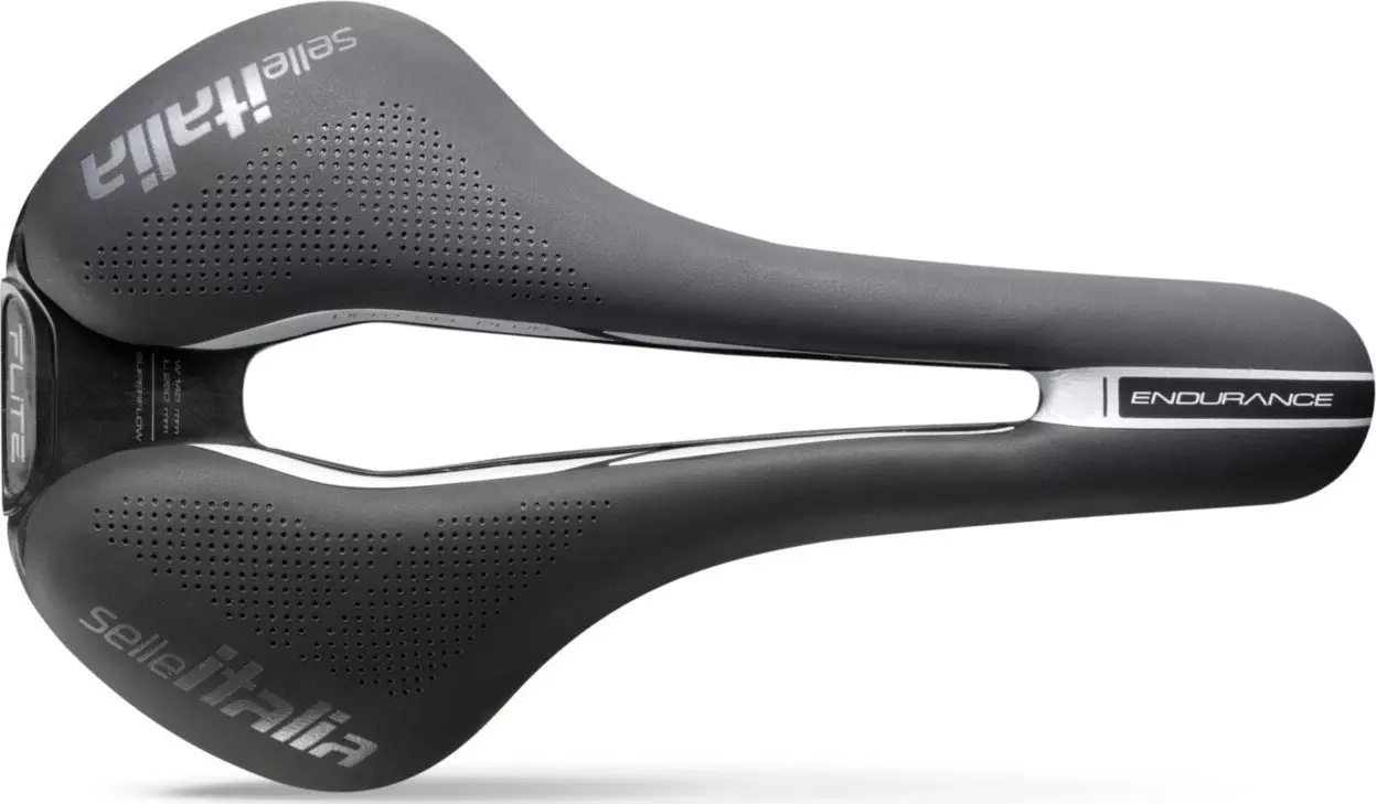 Selle Italia Siodło SELLE ITALIA FLITE BOOST ENDURANCE SUPERFLOW L (id match - L3) TI 316 Tube 7, fibra-tek, czarne (NEW)