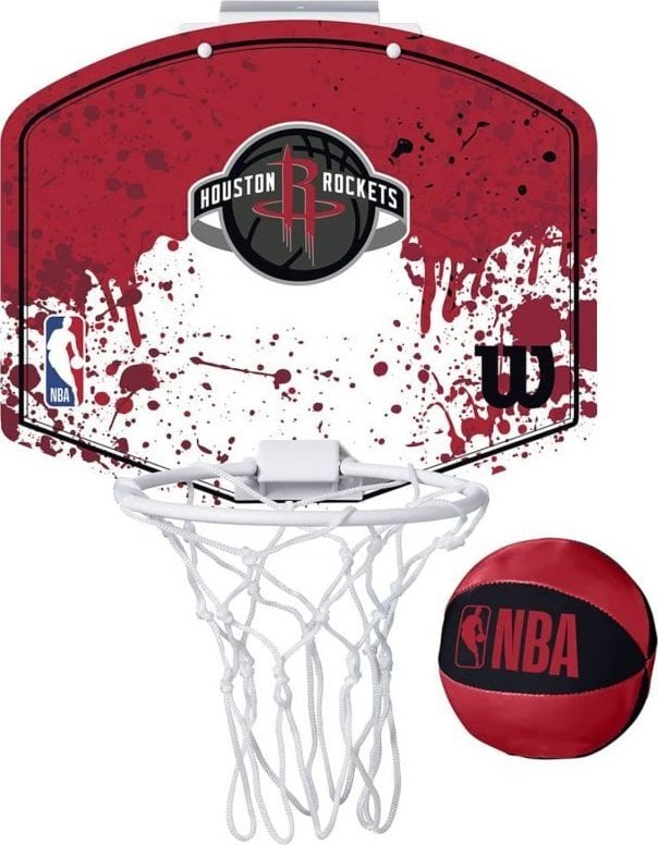 Wilson Wilson NBA Team Houston Rockets Mini Hoop WTBA1302HOU Czerwone One size