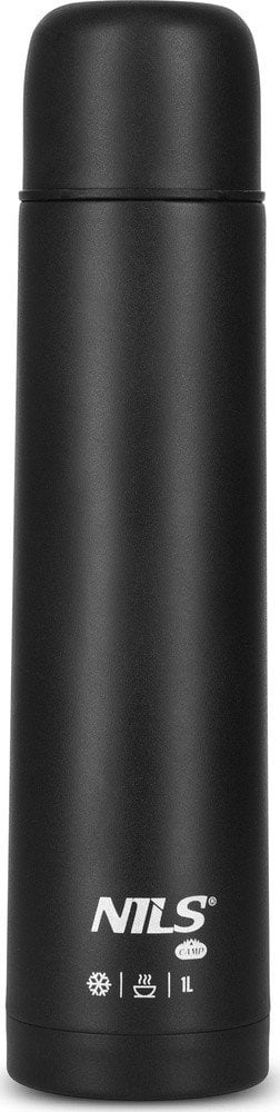 NC3804 TERMOS TURYSTYCZNY 1000 ML CZARNY NILS CAMP