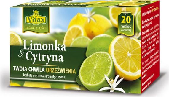 Vitax HERBATA VITAX INSPIRATIONS LIMONKA&CYTRYNA 20 TOREBEK 6691382