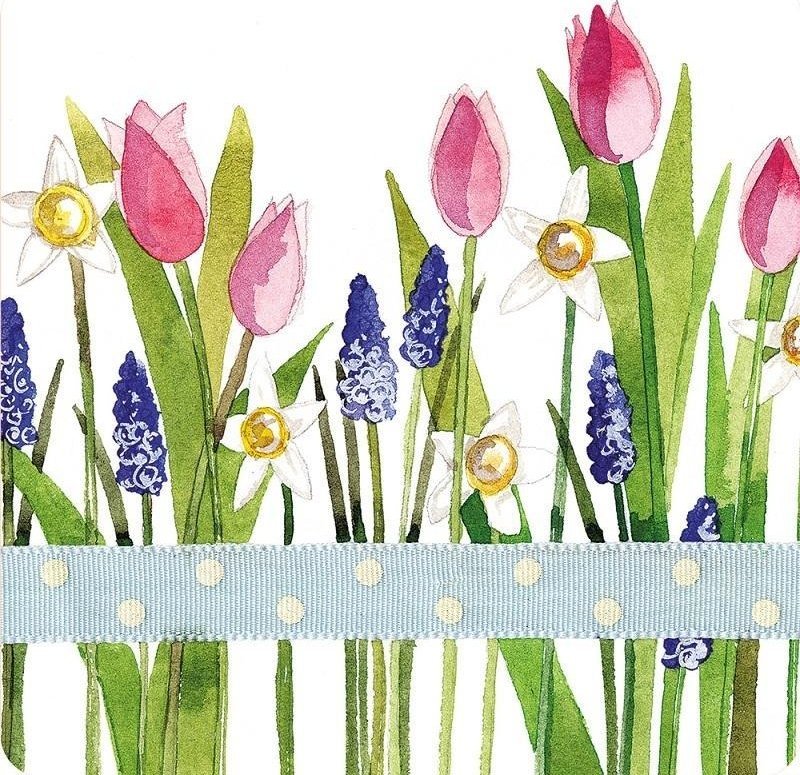 Podkładka pod kubek C223 Wiosenne kwiaty