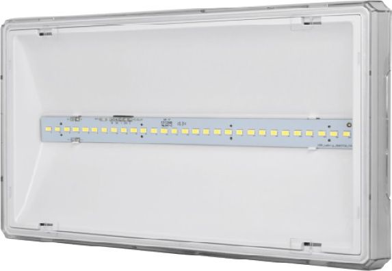 AWEX Oprawa awaryjna EXIT L IP65 ECO LED 3W 340lm 1h jednozadaniowa biała ETL/3W/ESE/PT/WH - ETL/3W/ESE/PT/WH