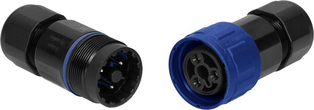 Orno Konektor kablowy, gniazdo-wtyczka, 3x4mm2, IP68, 10 sztuk