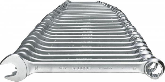 Gedore Zest.kluczy DIN3113A 6-32mm,26-cz. , plasko-oczkowych GEDORE