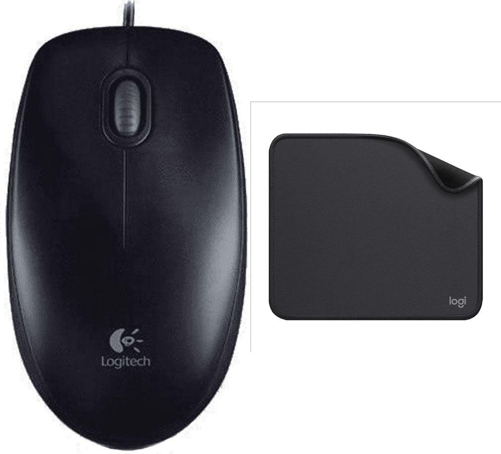 Mysz Logitech B100 (910-003357) + Studio Series - GRAPHITE (956-000049)