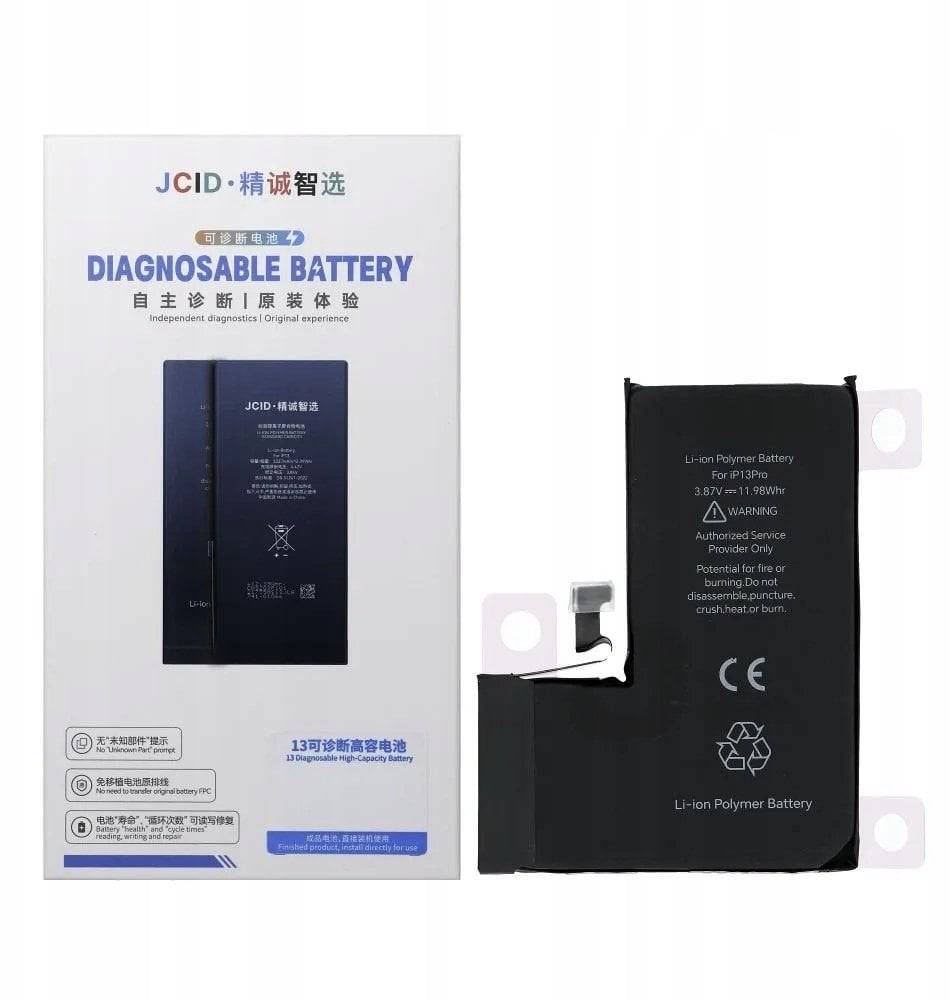 Bateria PhoneParts JCID Bateria z możliwością przypisania do iPhone 13 Pro (standardowa pojemność)