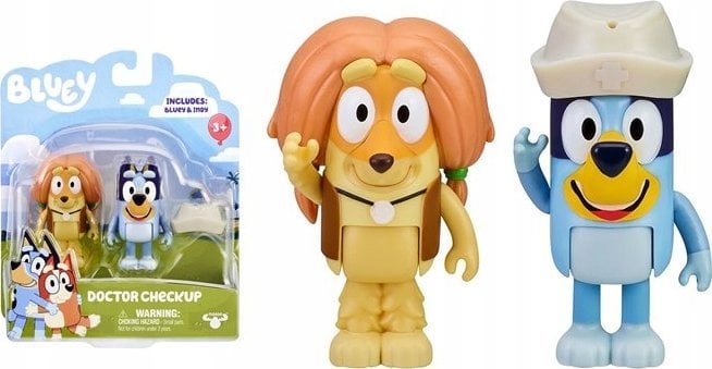 Figurka Tm Toys Zestaw figurek Bluey 2pak Wizyta u lekarza