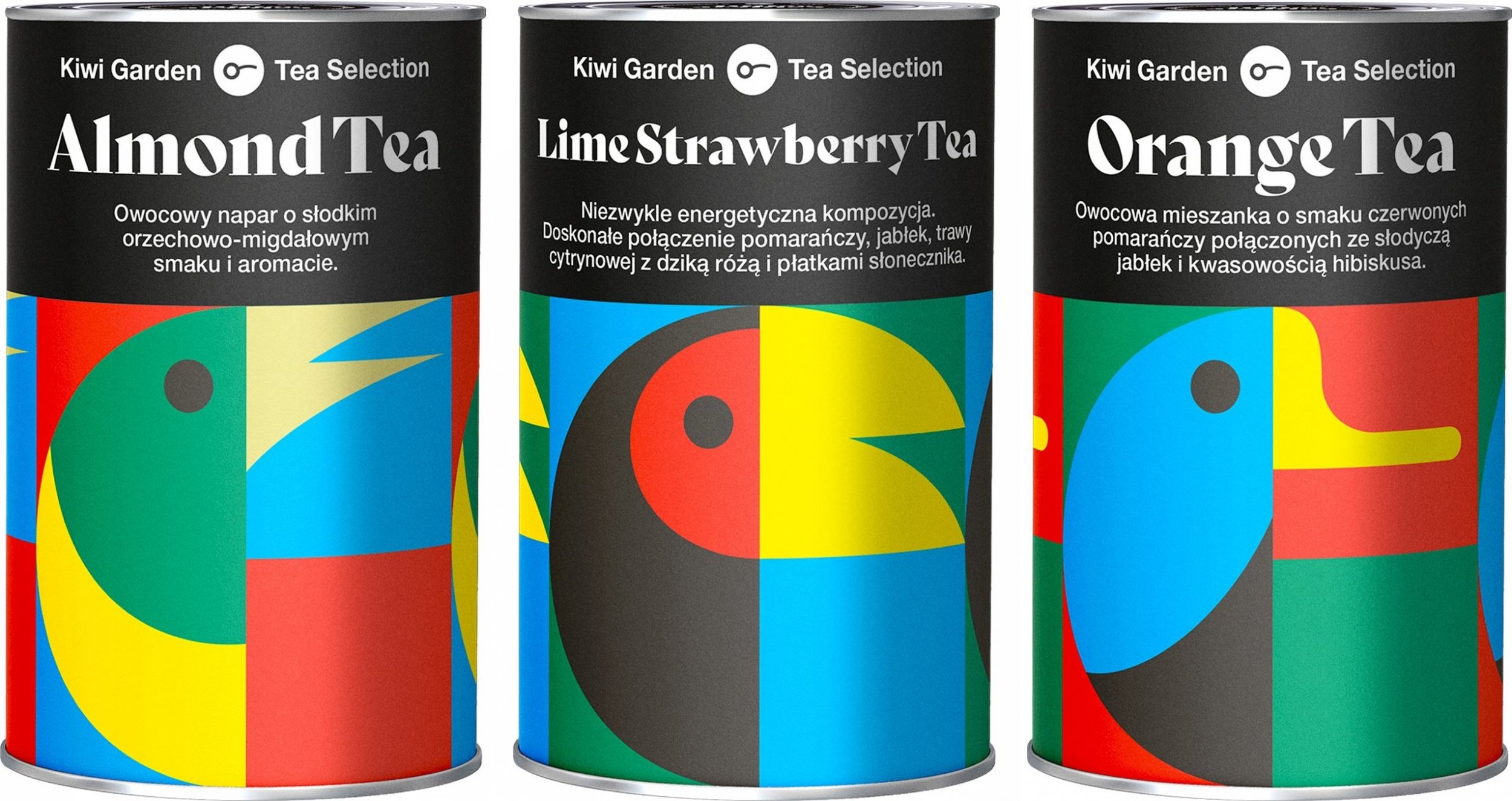 Blue Drop Zestaw herbat owocowych Kiwi Garden 3x100g