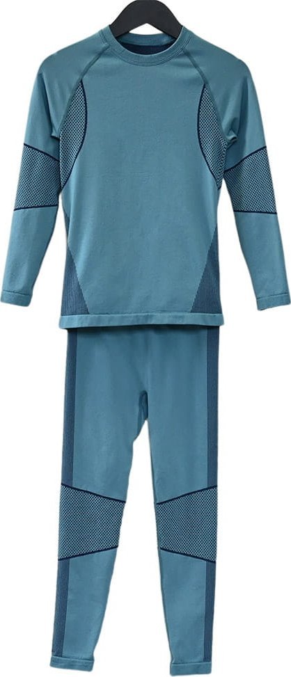 DucKsday Bielizna termoaktywna chłopięca - komplet koszulka, leginsy, Ducksday, Petrol, 122-128, 8 lat