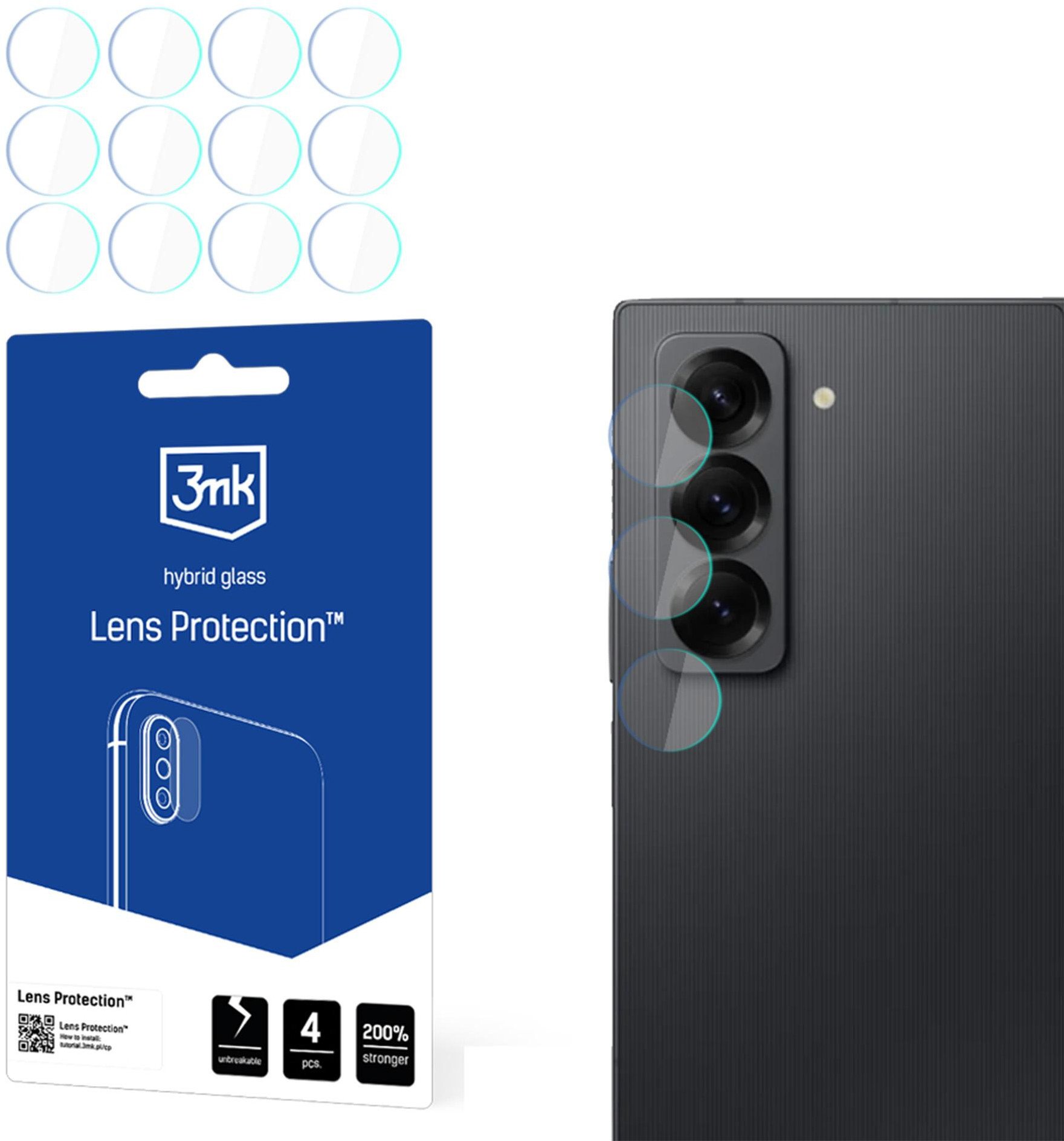 SAMSUNG GALAXY Z FOLD SPECIAL EDITION (FRONT) - 3MK LENS PROTECTION