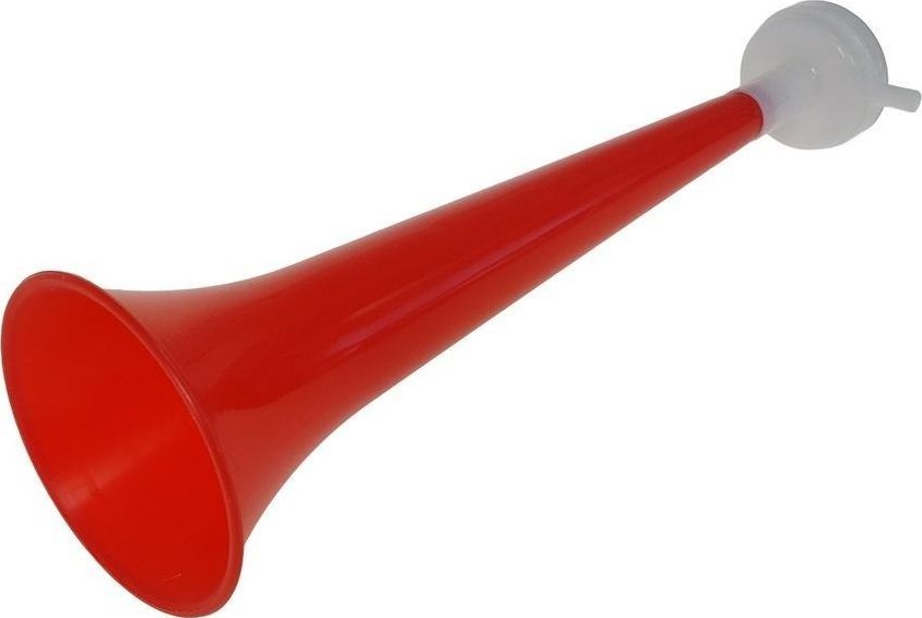 Trąbka biało-czerwona 30cm