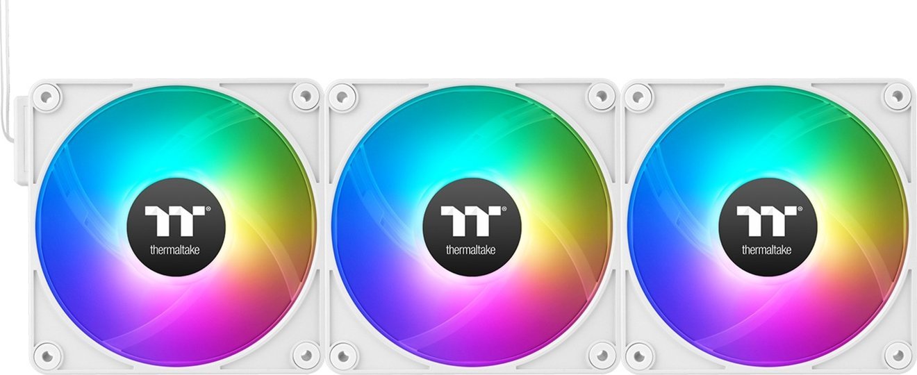 Wentylator Thermaltake CT140 EX ARGB Sync 3-pack biały (CL-F191-PL14SW-A)