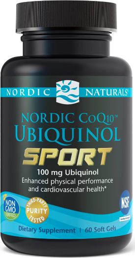 Nordic naturals Nordic Naturals - Nordic CoQ10 Ubiquinol Sport, 100mg, 60 kapsułek miękkich
