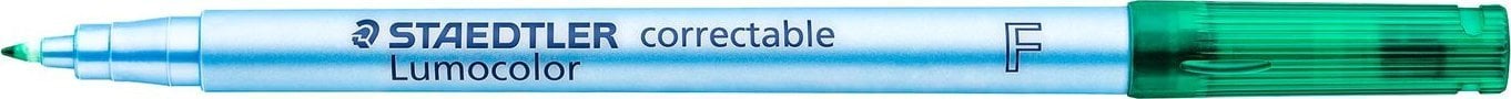 Staedtler STAEDTLER Folienstift Lumocolor correc F grün 10 Stück