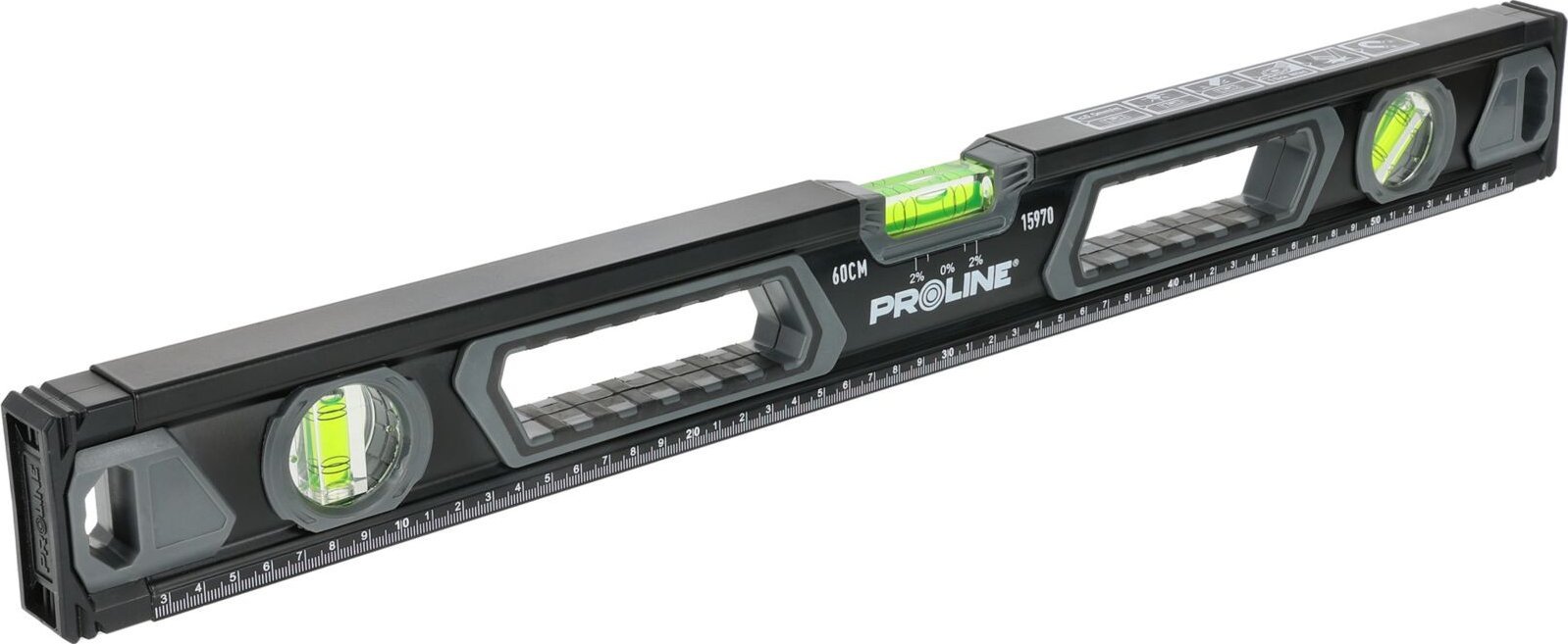 Pro-Line POZIOMNICA PREM.UCH.3LIB.FREZ,0.5MM/1M,MAG.2%, 60CM,PROLINE