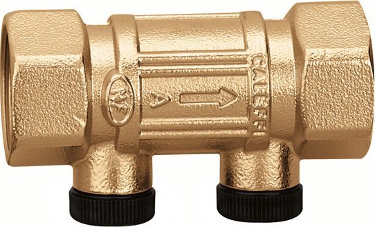 Caleffi Zawór zwrotny antyskażeniowy typu EA z możliwością nadzoru. Przyłącza GW 1 1/2