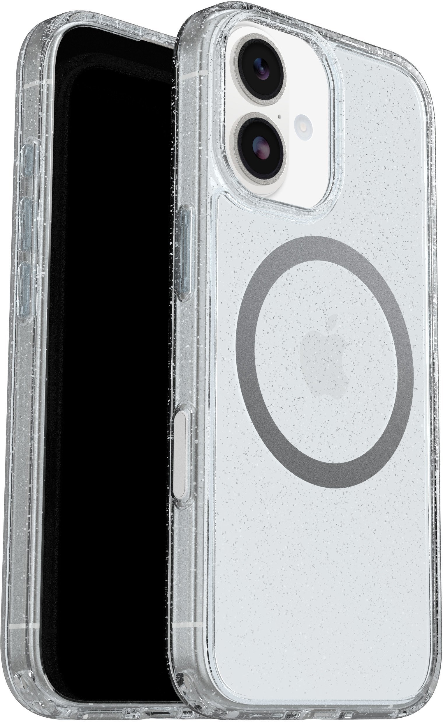 OtterBox Symmetry MagSafe Cam Control iPhone 17 Stardust-clear