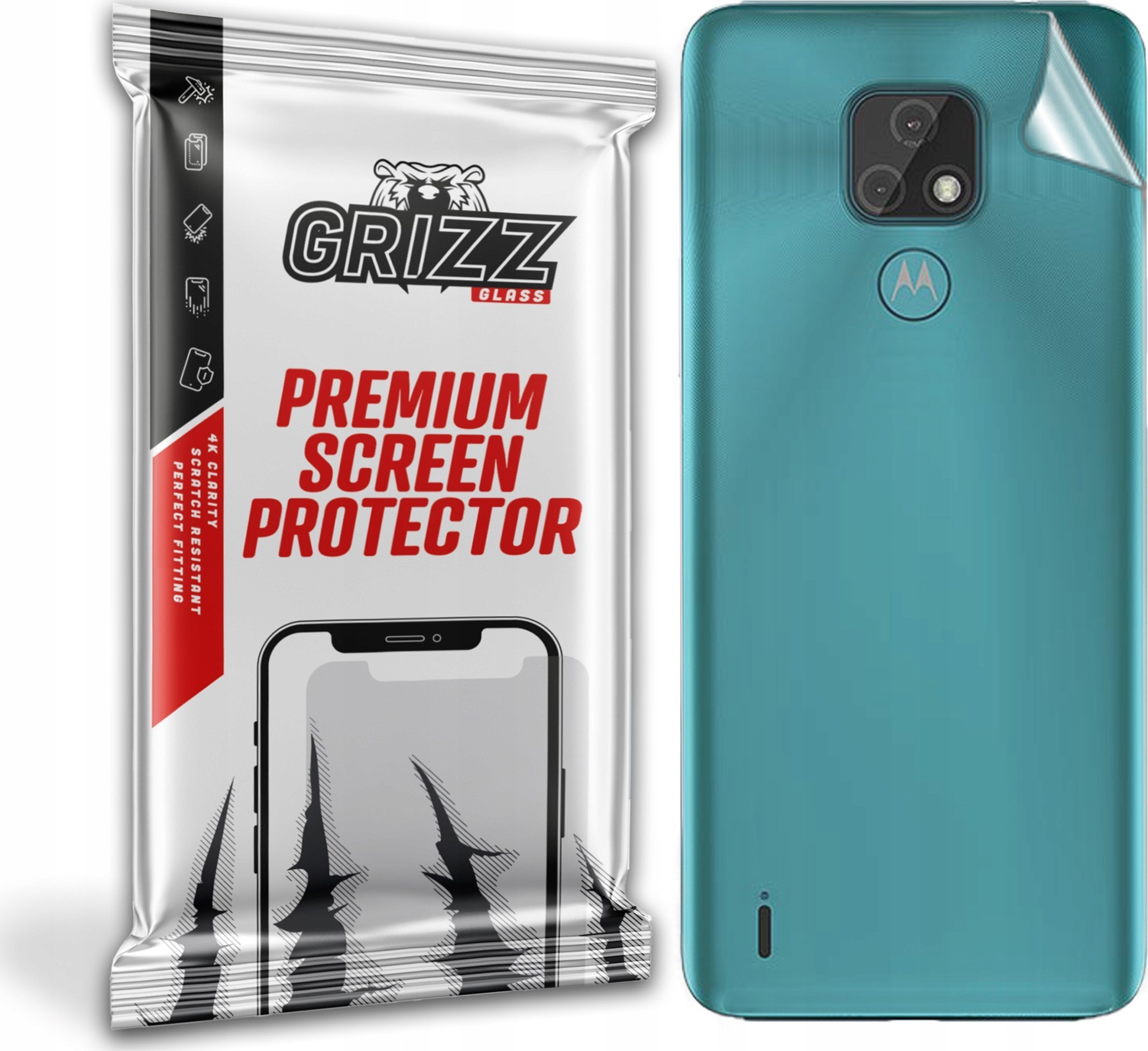 GrizzGlass Folia na tył Grizz Motorola Moto E7