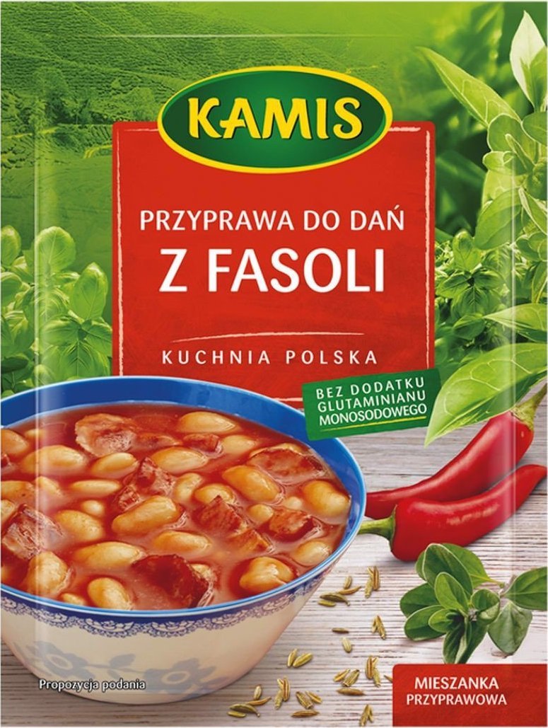 Kamis Kamis Kuchnia polska Przyprawa do dań z fasoli Mieszanka przyprawowa 20 g