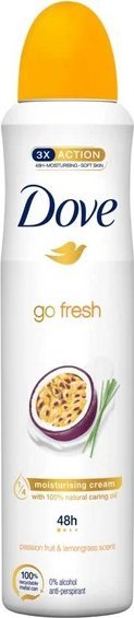 Dove Antyperspirant damski w sprayu Go Fresh Passion Fruit 200 ml