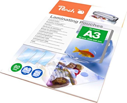 Peach folia laminacyjna A3, 80mic (25szt)