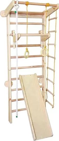 Babygame Drewniana drabinka gimnastyczna przyścienna do ćwiczeń Wood Mood