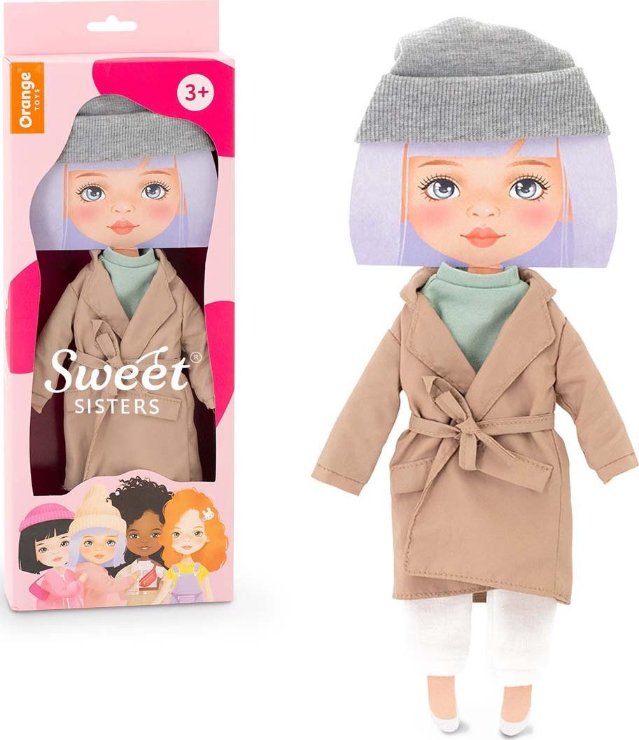 Zestaw ubranek sweet sisters: beżowy płaszczyk 28