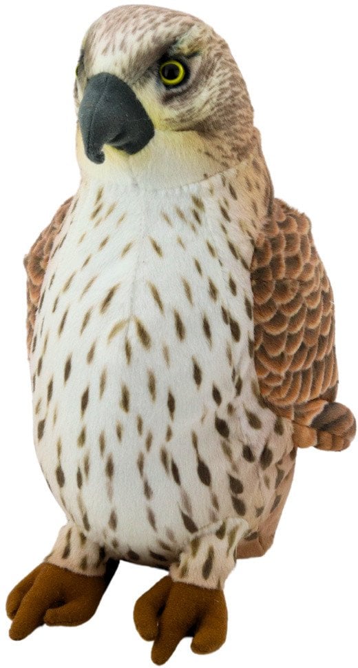 Pluszowa Maskotka Przytulanka Ptak Sokół Wędrowny Brązowy 30cm