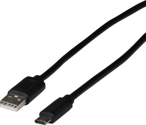 Kabel USB EFB USB-C - USB-A 1 m Czarny (EBUSBC-USB20AK.1)