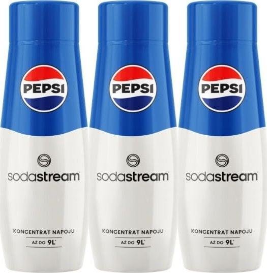 Sodastream 3 x Syrop Pepsi 440 ml
