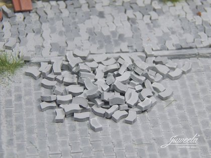 Juweela : Kostka Brukowa typu W - Jasnoszara (1000 szt)